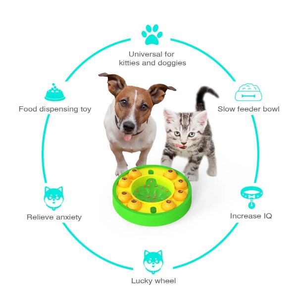 Pet Dog Toy, Cat Puzzle, Slow Food Leakage Training Toy