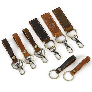 Original Genuine Leather Keychain Pendant