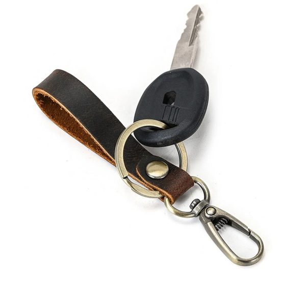 Original Genuine Leather Keychain Pendant