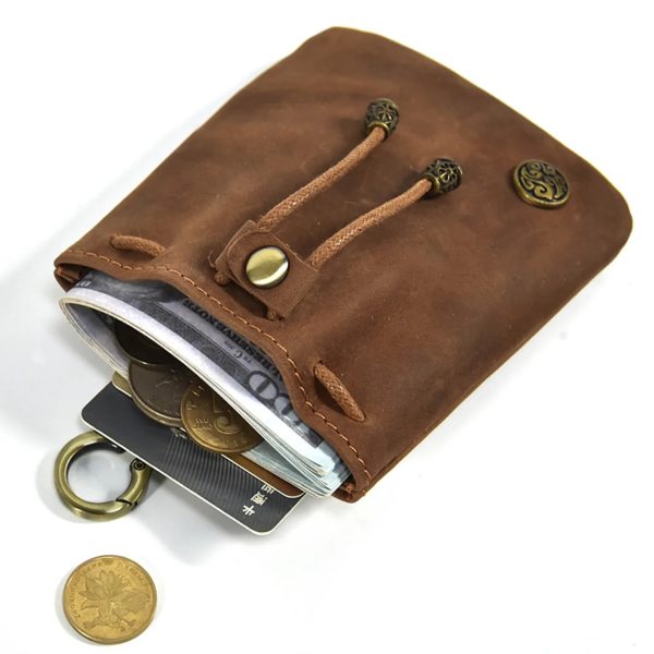 New Japanese Style Wallet Retro Handmade Vegetable Tanning