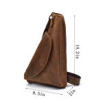 Genuine Leather Chest Retro Crossbody Bag