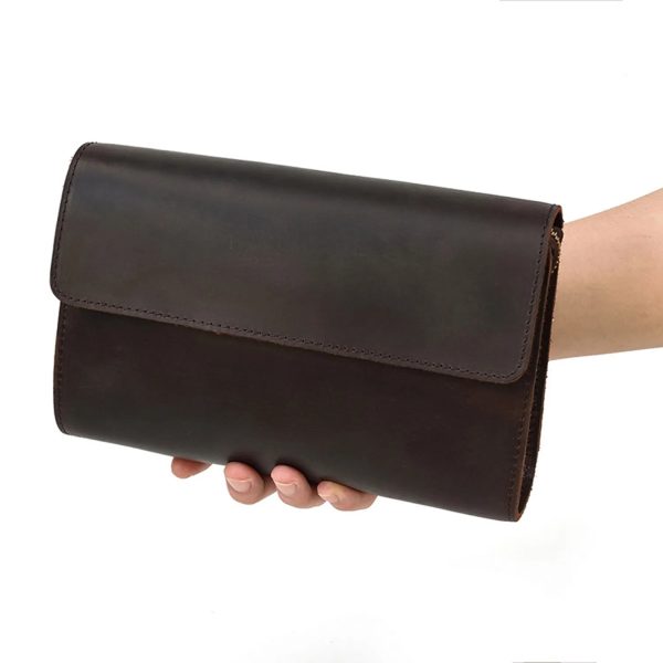 Genuine Leather Retro Men'S Multifunctional Wallet