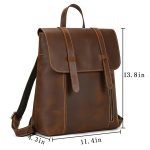 Women'S Retro Leather Backpack Outdoor Leisure Bag