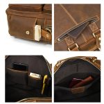 Men'S Leather One Shoulder Crossbody Bag