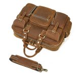 Men'S Leather One Shoulder Crossbody Bag