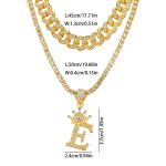 Crown 26 English Pendant Multi Layer Chain Set