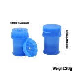 40Mm2 Layer Plastic Cigarette Grinder Grinding And Storage