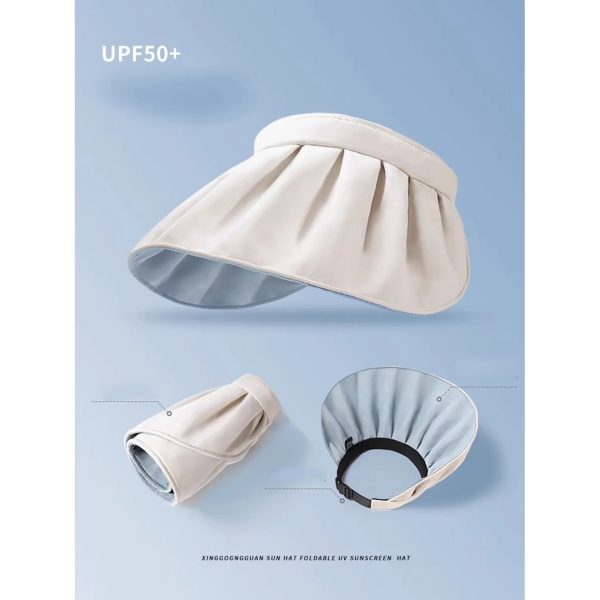 Summer Folding Hollow Top Sun Hat