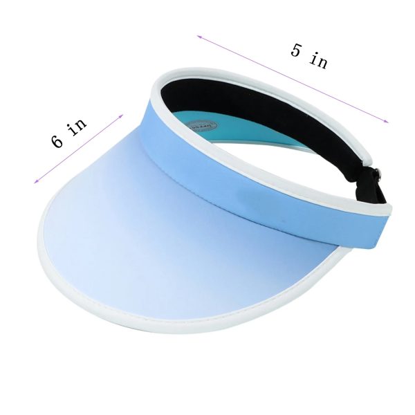 Foldable And Adjustable Gradient Sunscreen Hat