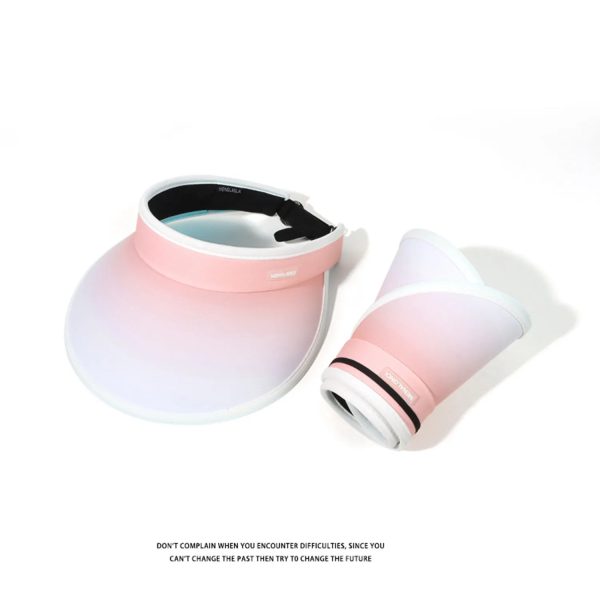 Foldable And Adjustable Gradient Sunscreen Hat