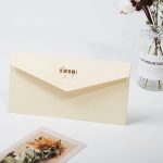 Stamped Texture Paper Can Print Logo Envelopes