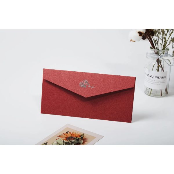 Stamped Texture Paper Can Print Logo Envelopes