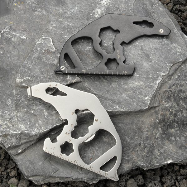 Wallet Multitool Card Necessities for Outdoor Survival