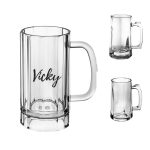 Beer Acrylic Clear Plastic Cup With Handle