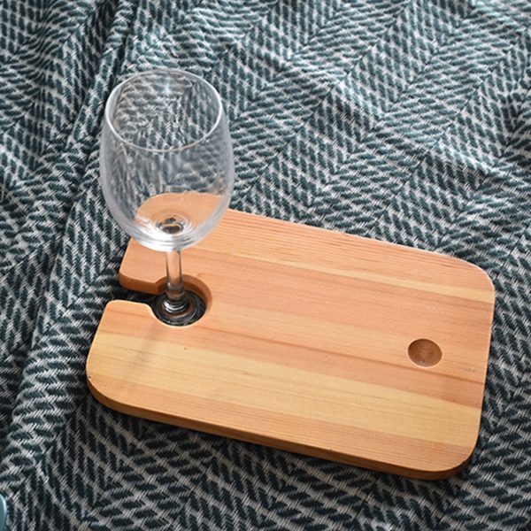 Customizable Creative Wooden Wine Tray