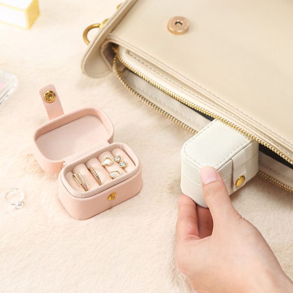 Mini Rectangle Travel Ring Case