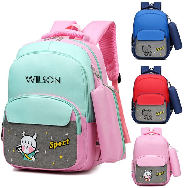 Oxford cartoon cute children's school backpack