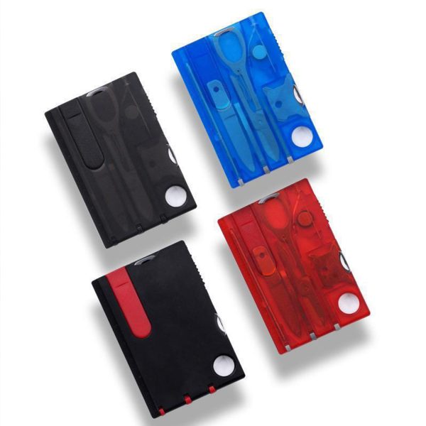 8-piece set of multifunctional outdoor tool cards