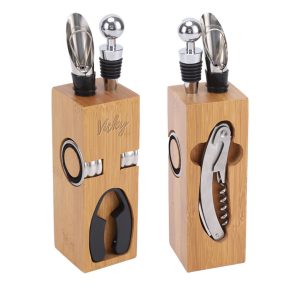 Wine Bottle Opener Set With Wood Box