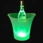 LED plastic illuminated ice bucket