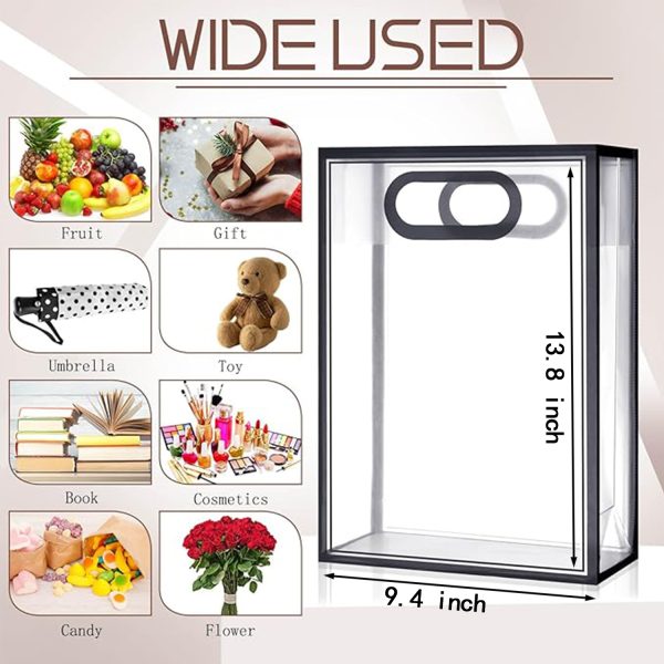 Transparent Clear Frosted Die Cut Pp Tote Bag