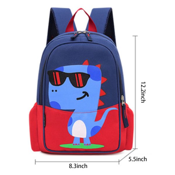 Nylon cool cartoon dinosaur kid’s backpack