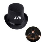 Black Felt Magician's Hat