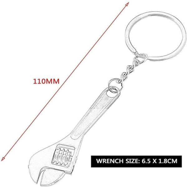 Replica mini wrench keychain