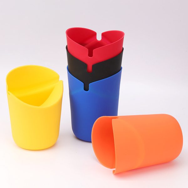 Silicone high-temperature resistant foldable popcorn bucket