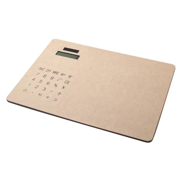 Multi functional mouse pad solar calculator