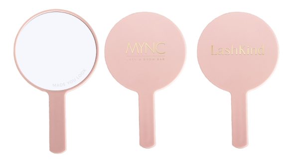 Hand-Held Vanity Mirror Hd Small Round Mirror With Handle