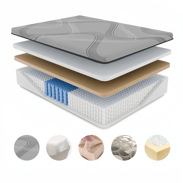 9.8" Memory Foam and Spring Hybrid Mattress