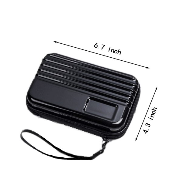 Hard Shell Cosmetics Case Carrying Mini Crossbody Bag