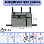 Multi-Pocket Walker Bags with Cup Holder