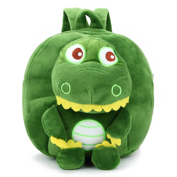 Little Dinosaur Kids Plush Backpack School Bag