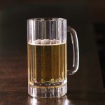 Beer Acrylic Clear Plastic Cup With Handle