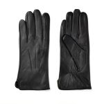 Winter Genuine Leather Lambskin Gloves for ladies