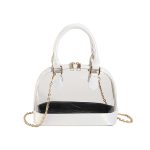 Fashionable Candy Colored PVC Clear Crossbody Bag