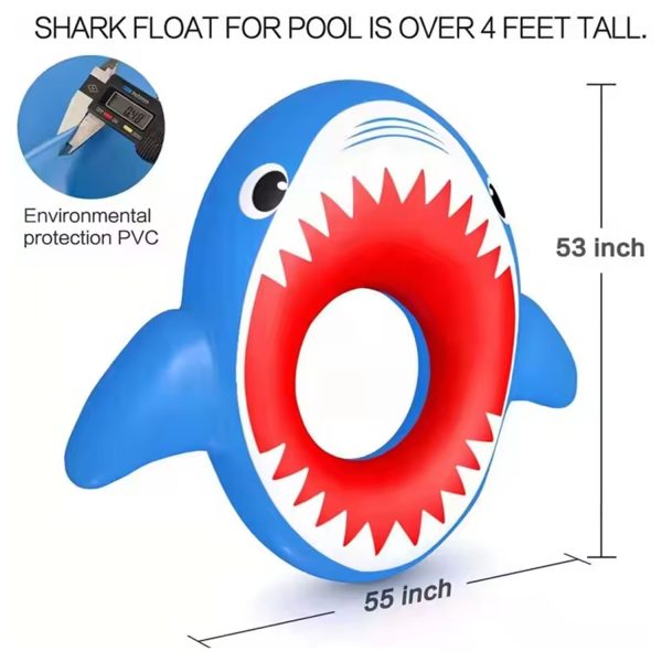 Inflatable Shark Wwimming Ring