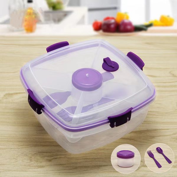 Salad compartment lunch box