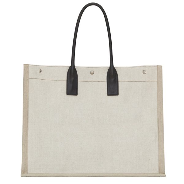 Jute Canvas Tote Bag