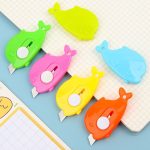 Whale Shape Mini Retractable Utility Knife Box Cutter Letter