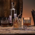 Whiskey Glass Set of 4 with Luxury Gift Box