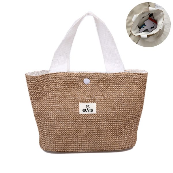 Retro Fashion Woven Straw Handbag