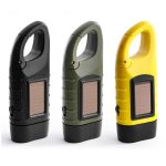 Hand Cranking Solar Powered Flashlight