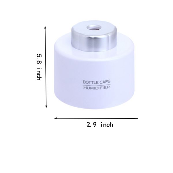 Mini Portable Bottle Cap Air Humidifer W/ Usb Cable