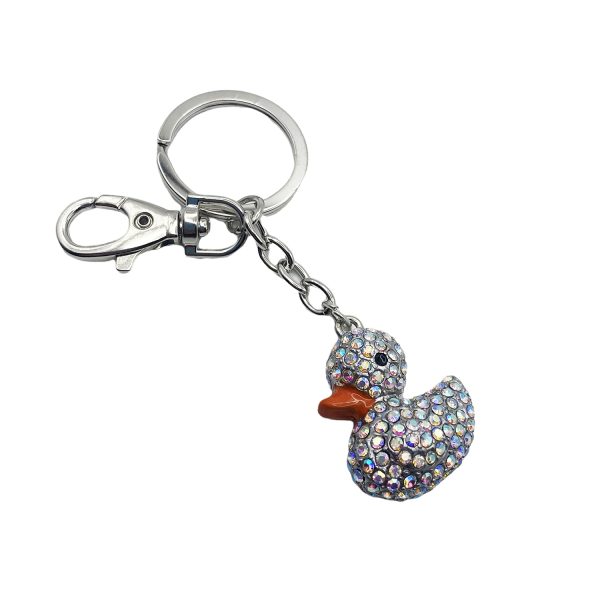 Diamond Cute Duck Keychain