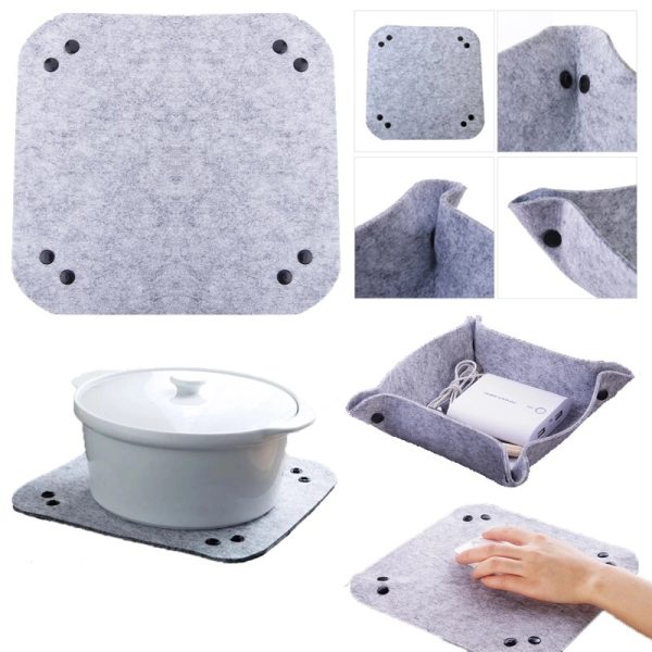 Felt Office Desk Organizers & Storage Tray