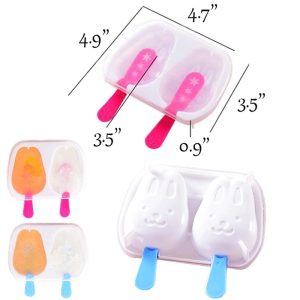 Frozen Ice & Popsicle Mold with Lid