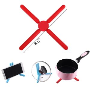 Non-slip Foldable Silicone Trivets Pot Holder